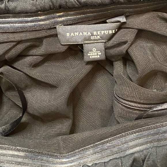 BANANA REPUBLIC STRAPLESS BLACK DRESS SIZE 0 - Picture 4 of 4